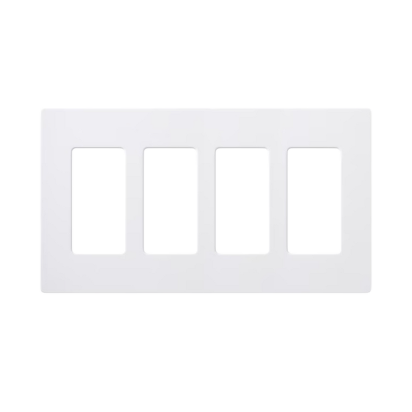 Lutron Claro Screwless Switch Plates | Decora | White