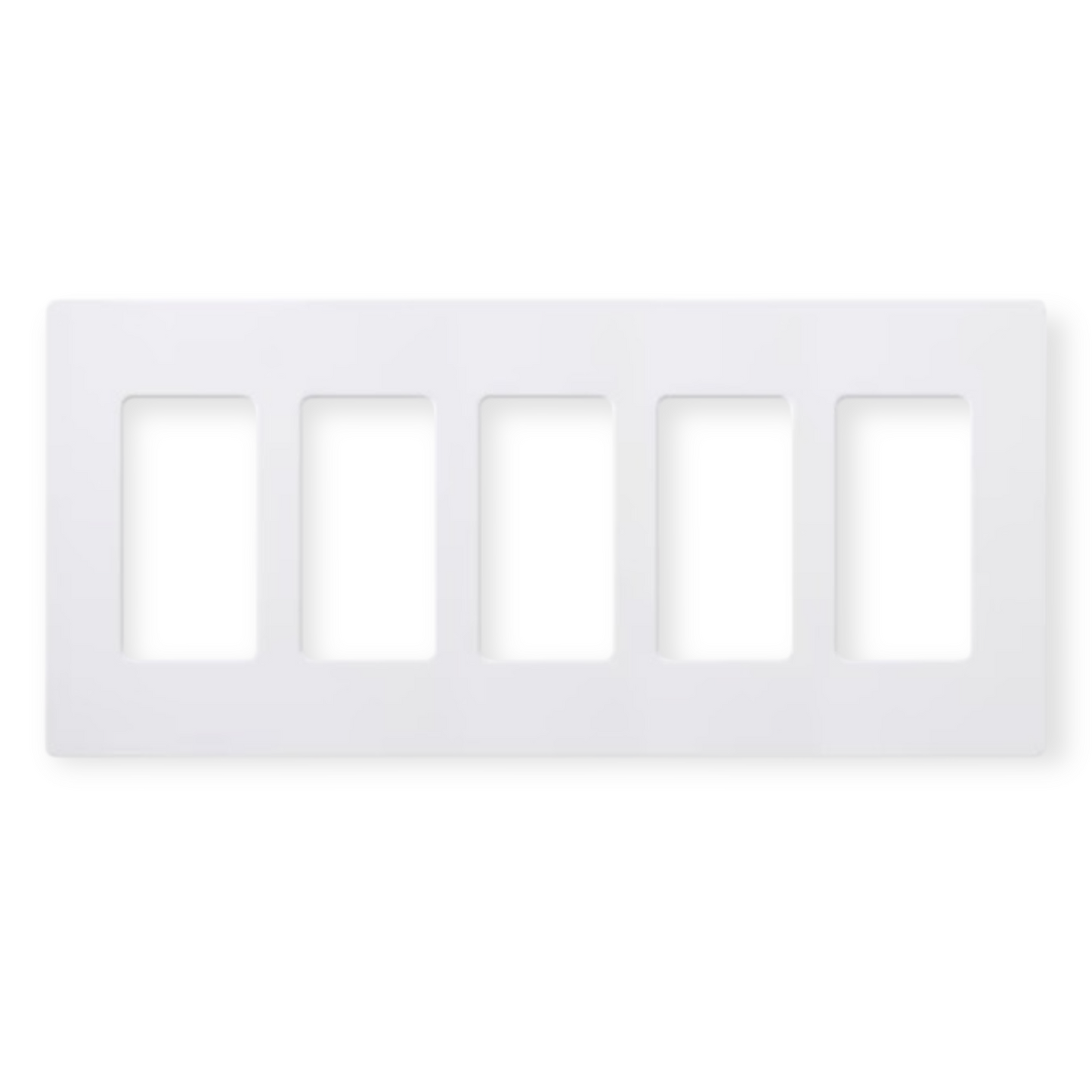 Lutron Claro Screwless Switch Plates | Decora | White