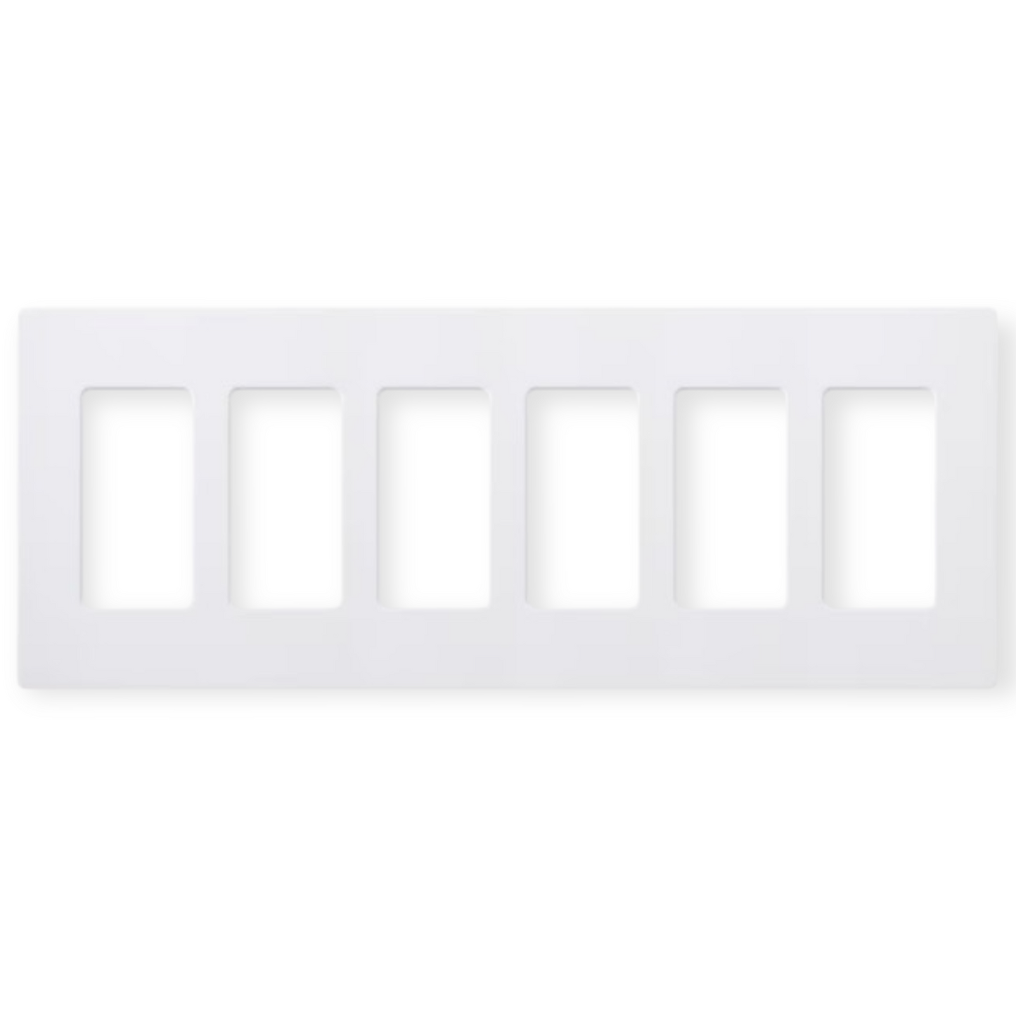 Lutron Claro Screwless Switch Plates | Decora | White