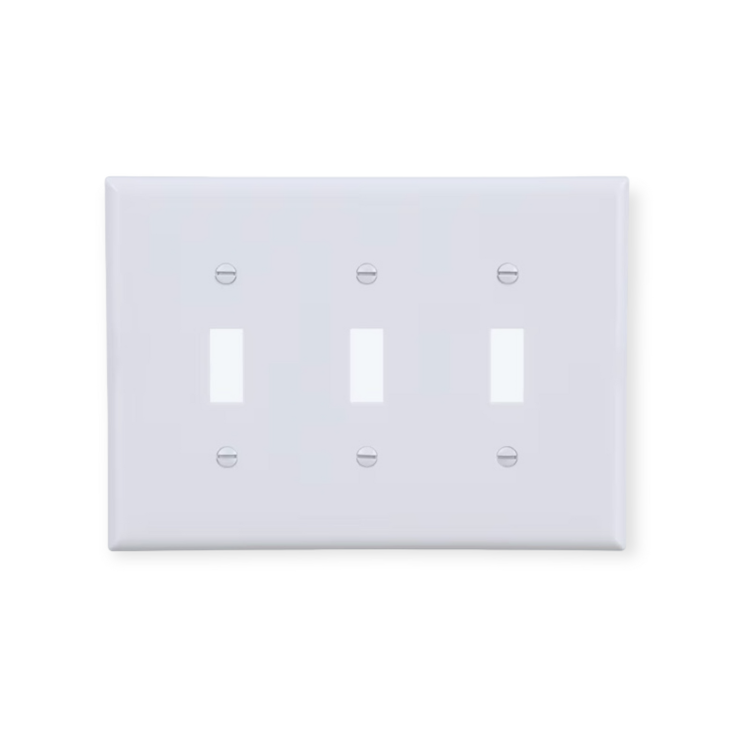 Eaton Switch Plates | Toggle | White