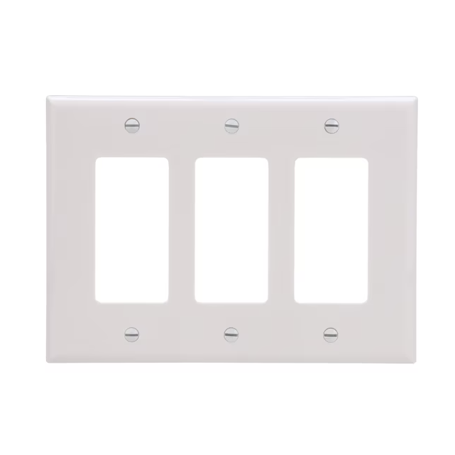 Eaton Switch Plates | Decora | White